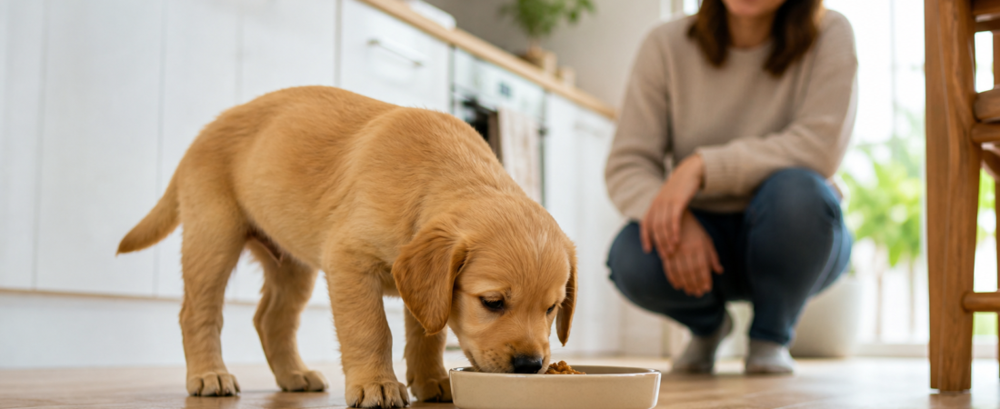 Alimentação de filhotes recém-desmamados: transição sem diarreia