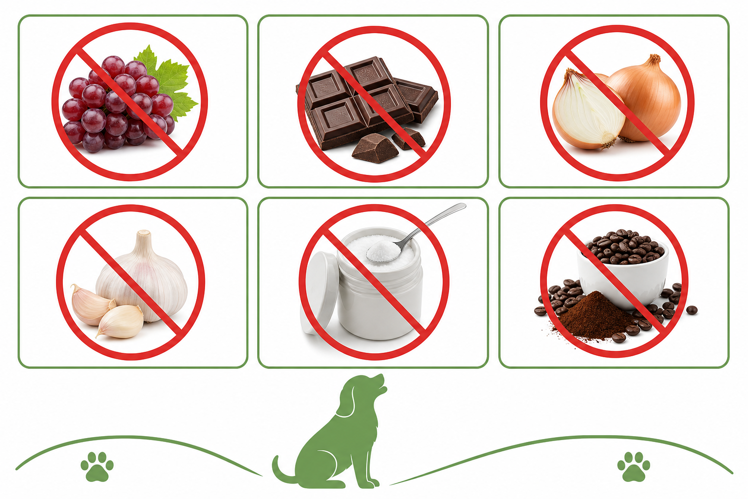 Alimentos proibidos para cães que estão em quase toda cozinha brasileira — detalhe relacionado ao tema do artigo