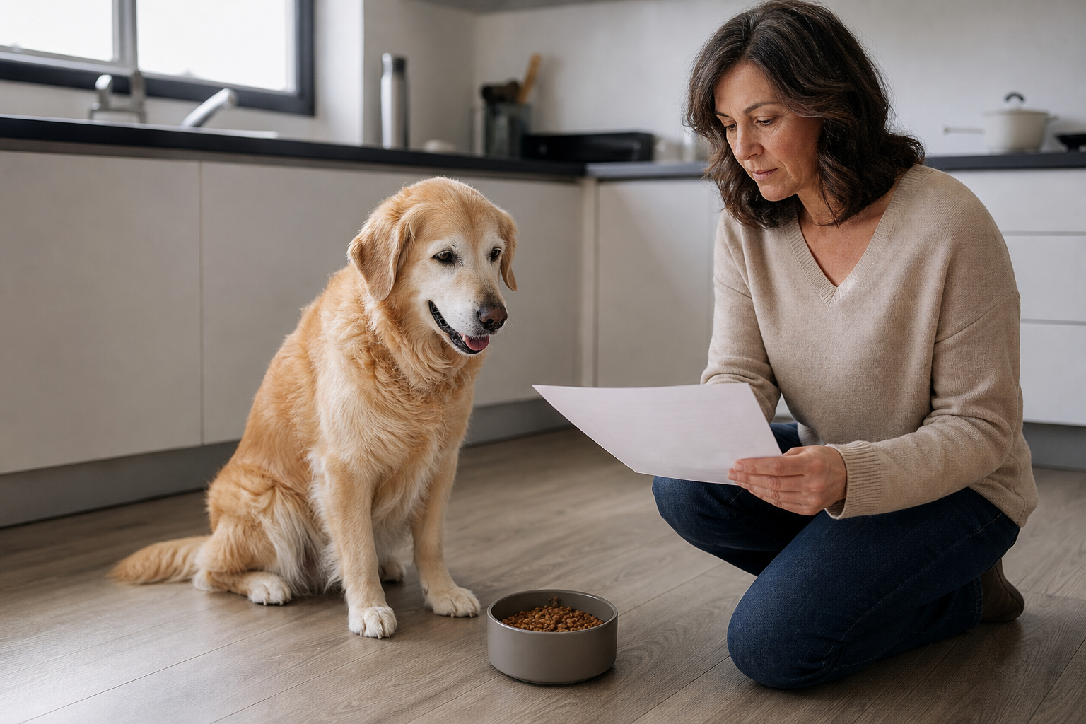 Dieta para cães com insuficiência renal: o que muda no prato