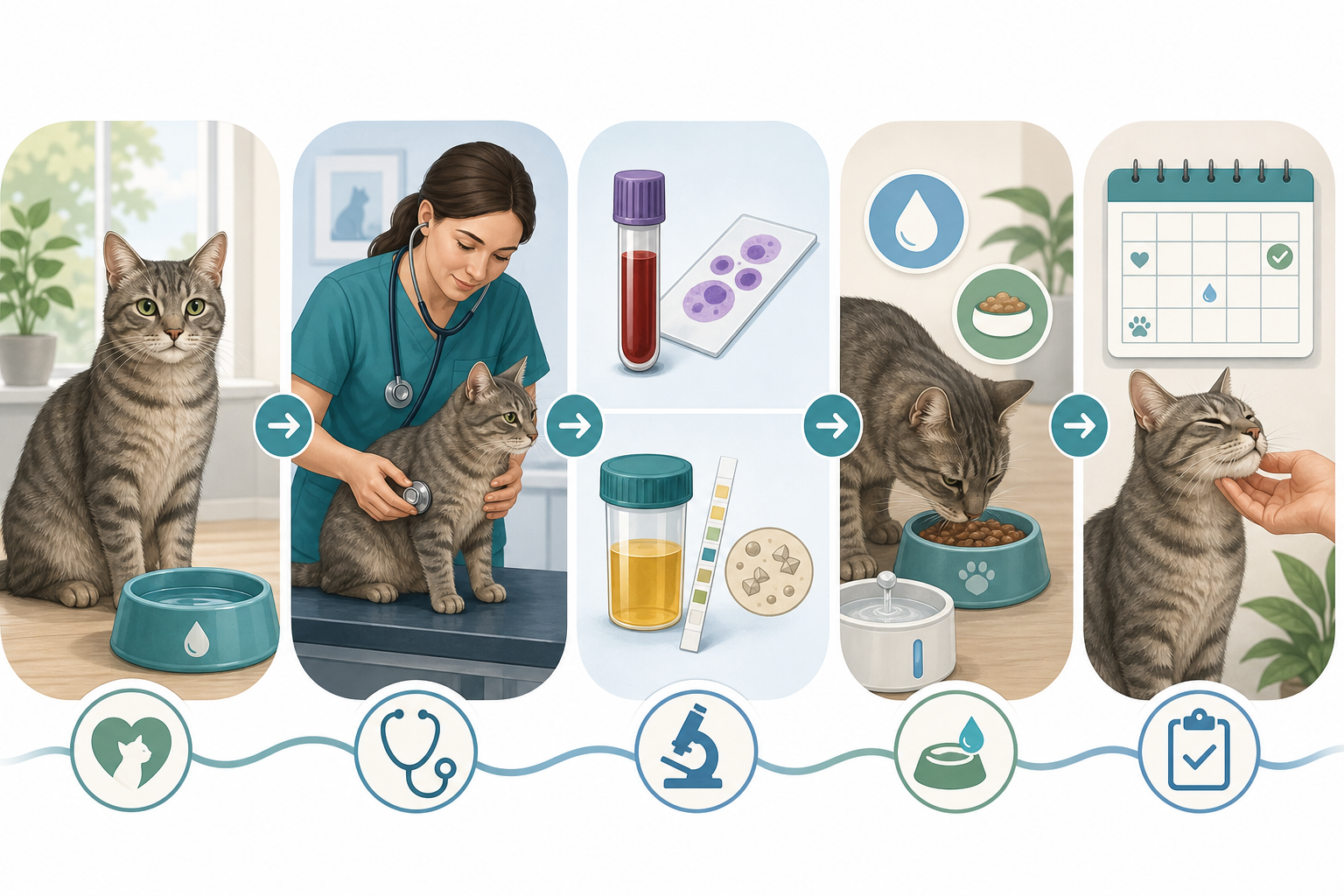 Doença renal crônica em gatos — detalhe relacionado ao tema do artigo