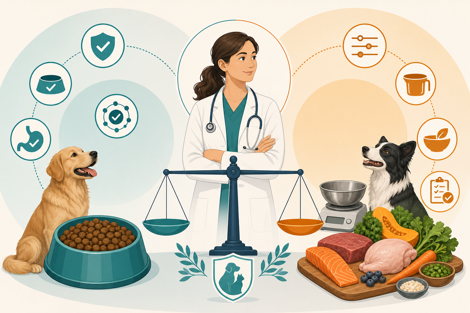 Ração x comida caseira para cães — detalhe relacionado ao tema do artigo