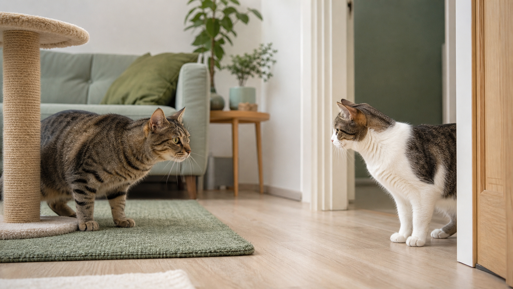 Territorialidade felina: por que dois gatos brigam na mesma casa